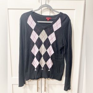 Merona Lightweight Argyle Sweater